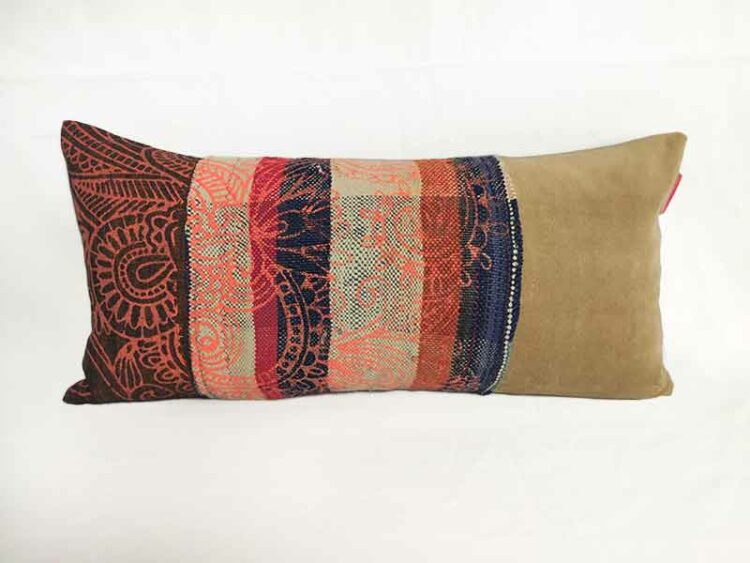 Housse Coussin Patchwork Mini Beige
