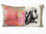 Housse Coussin Berbère Laila Broderie Fleurs sissimorocco