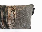 mini coussin laine et cuivre detail
