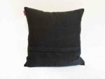 coussin carre velours femme mozaique rouge dos